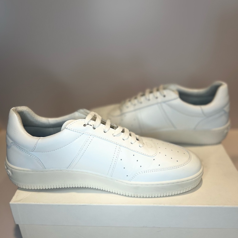 Magic White Lace Up Low Top Sneakers - Picture 8 of 10